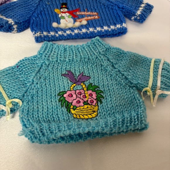Handknit Bear Doll Sweaters‎ All Occasions New - Picture 6 of 6